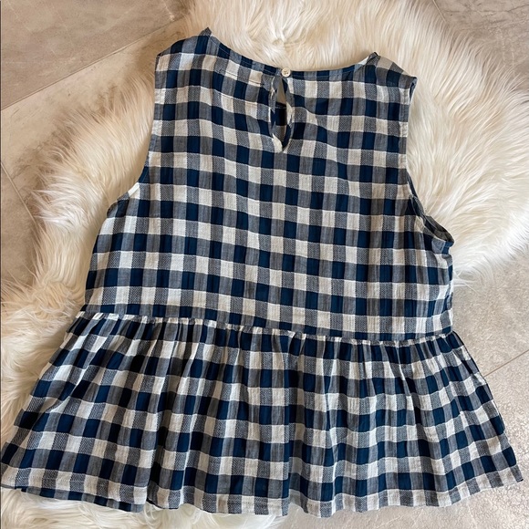 CURRENT/ELLIOT Gingham Peplum Tank - Picture 5 of 6
